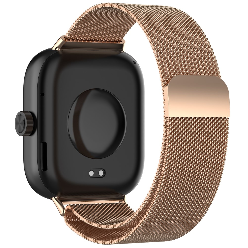 Cinturino in maglia milanese per Xiaomi Redmi Watch 4, oro rosa