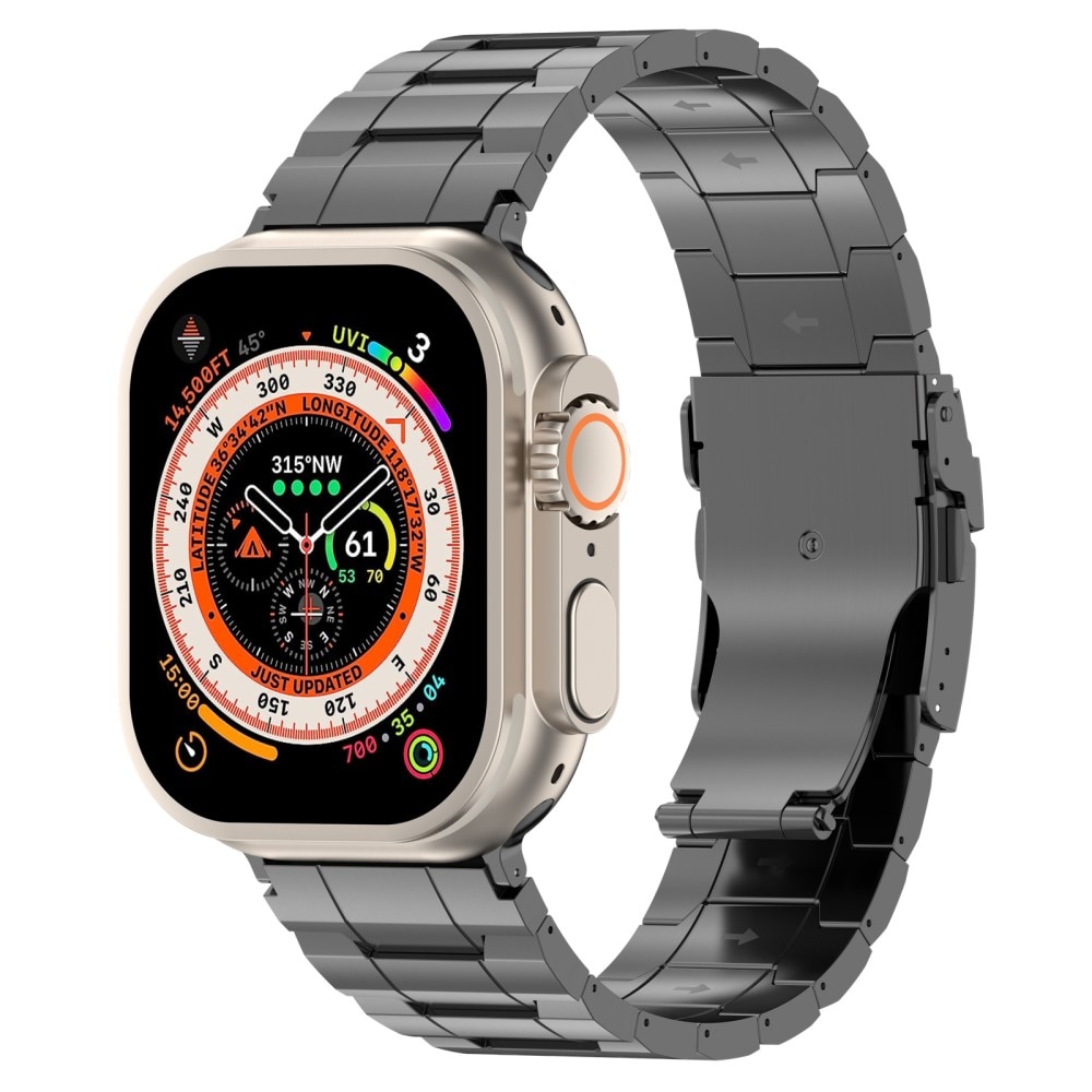 Elevate Cinturino in titanio Apple Watch 41mm Series 8, grigio