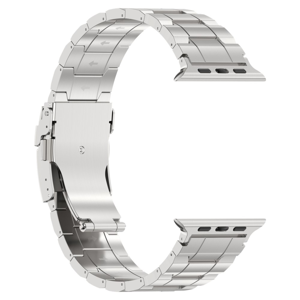 Elevate Cinturino in titanio Apple Watch 41mm Series 8, d'argento