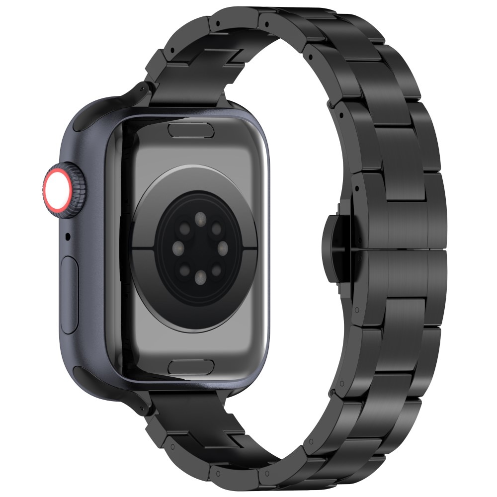 Slim Cinturino in titanio Apple Watch 41mm Series 7, nero