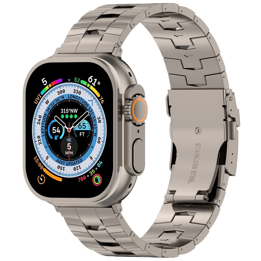 Race Cinturino in titanio Apple Watch 45mm Series 7, grigio