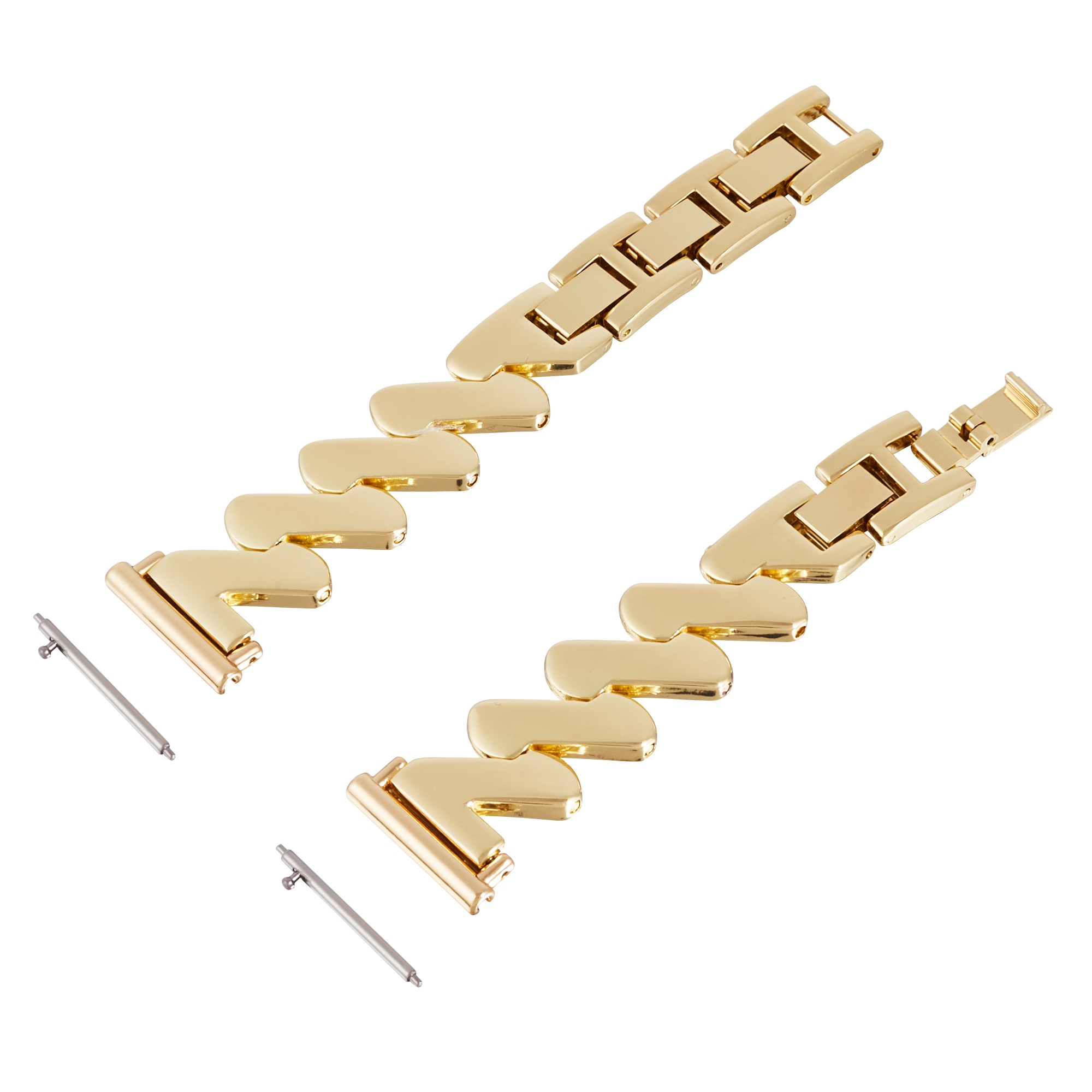 Cinturino in metallo Ondulato Withings ScanWatch 2 38mm oro