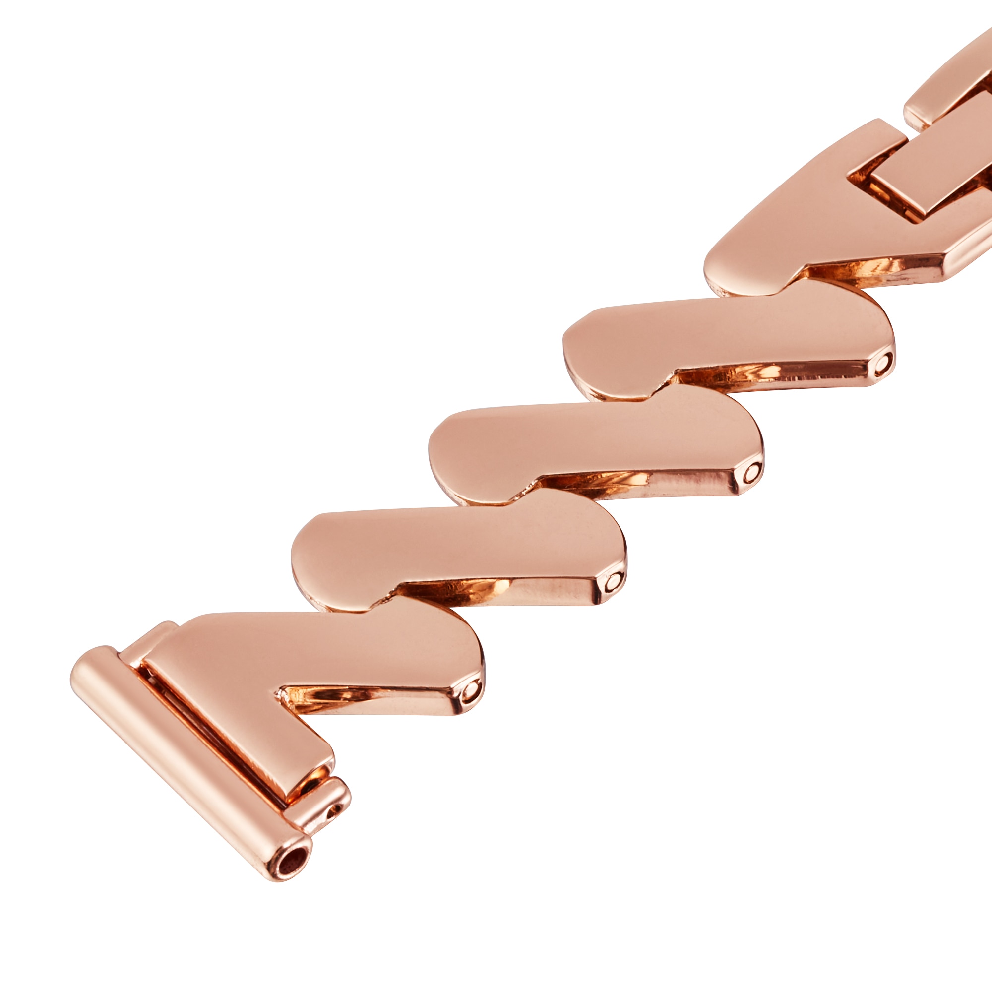 Cinturino in metallo Ondulato Universal 18mm oro rosa