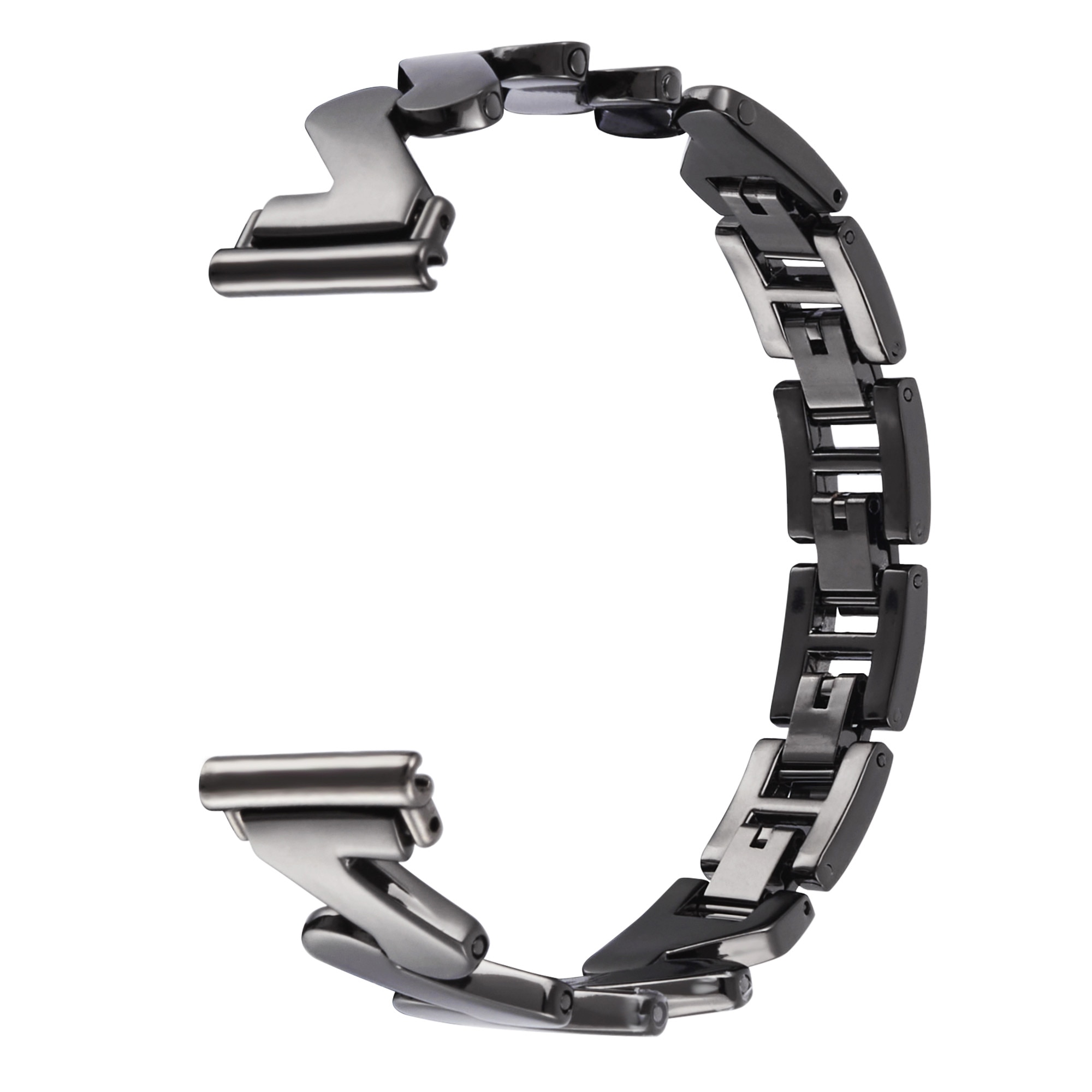 Cinturino in metallo Ondulato Withings Steel HR 36mm nero