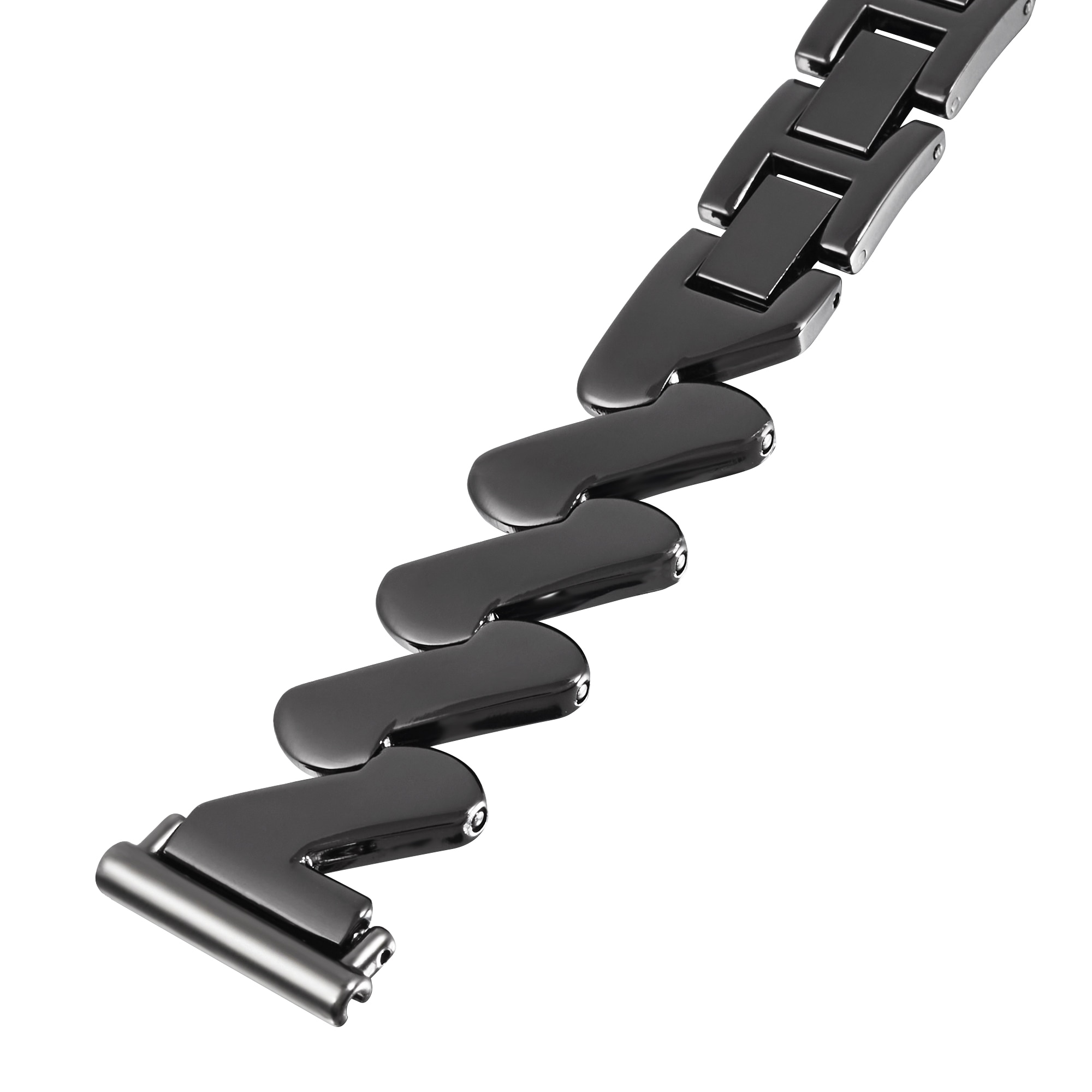 Cinturino in metallo Ondulato Samsung Galaxy Watch 5 Pro 45mm nero