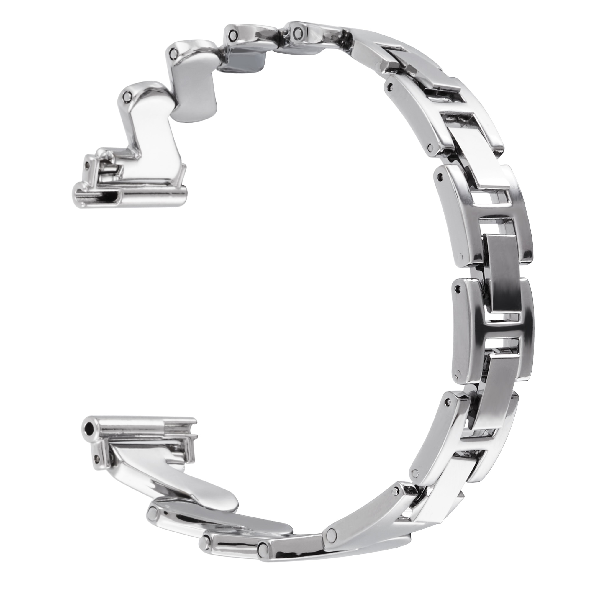 Cinturino in metallo Ondulato Samsung Galaxy Watch 4 40mm d'argento