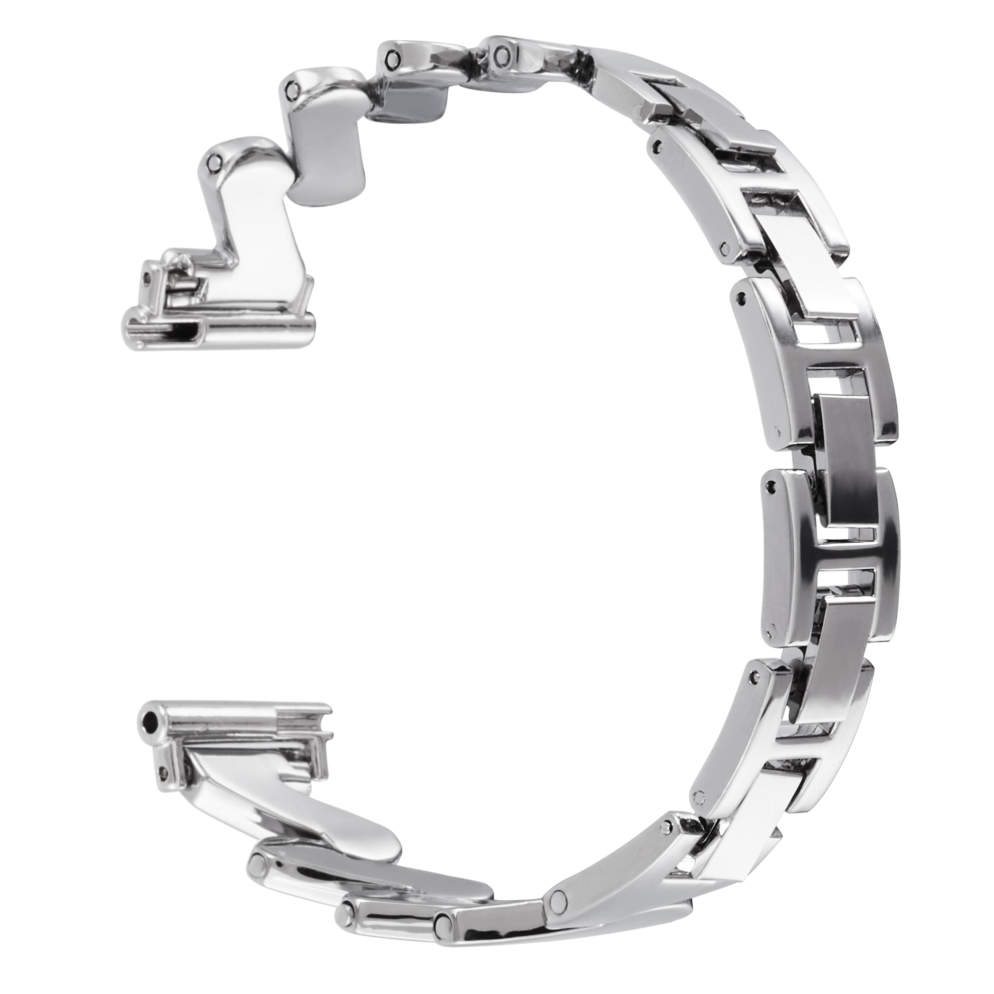 Cinturino in metallo Ondulato Withings Steel HR 36mm d'argento