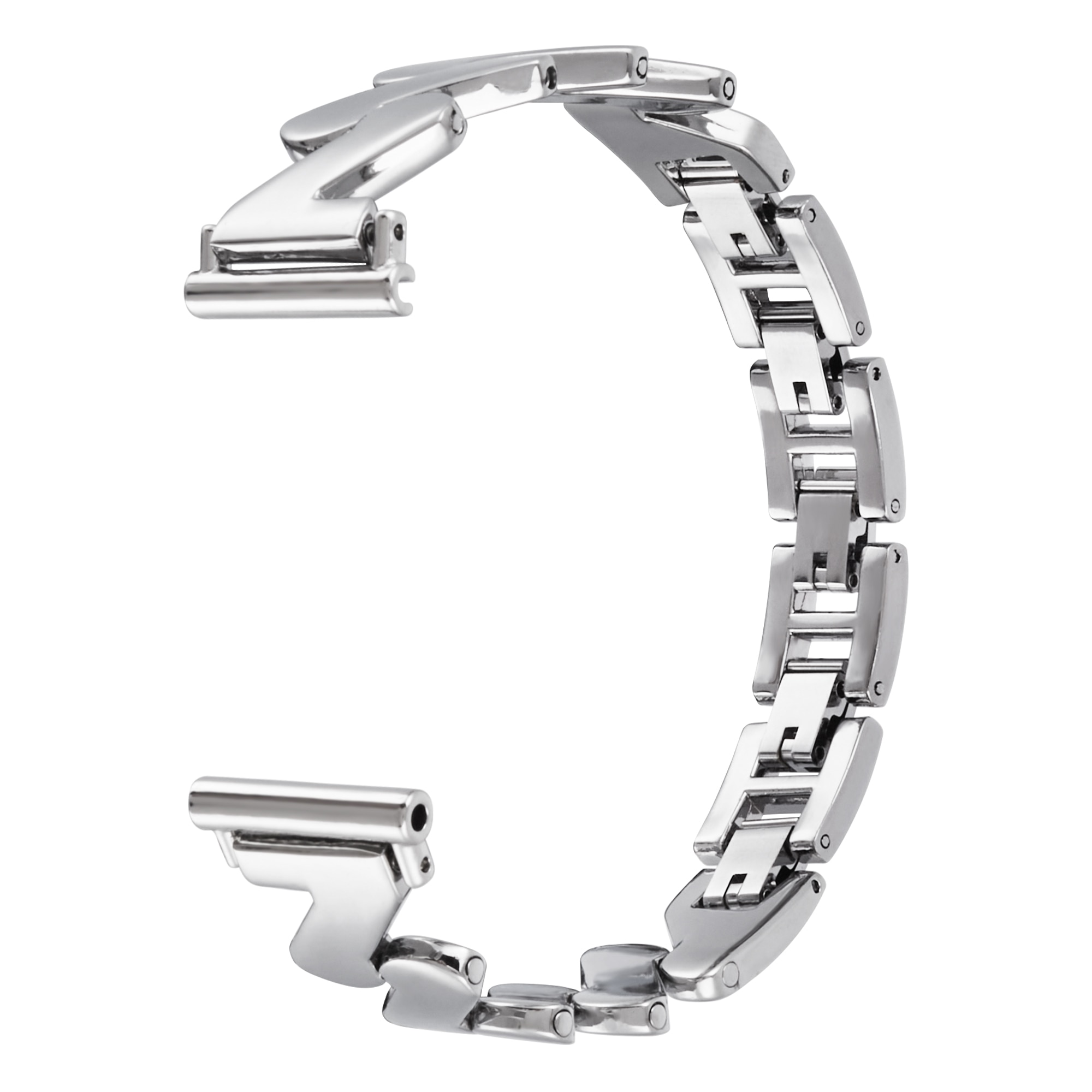 Cinturino in metallo Ondulato Withings Steel HR 36mm d'argento