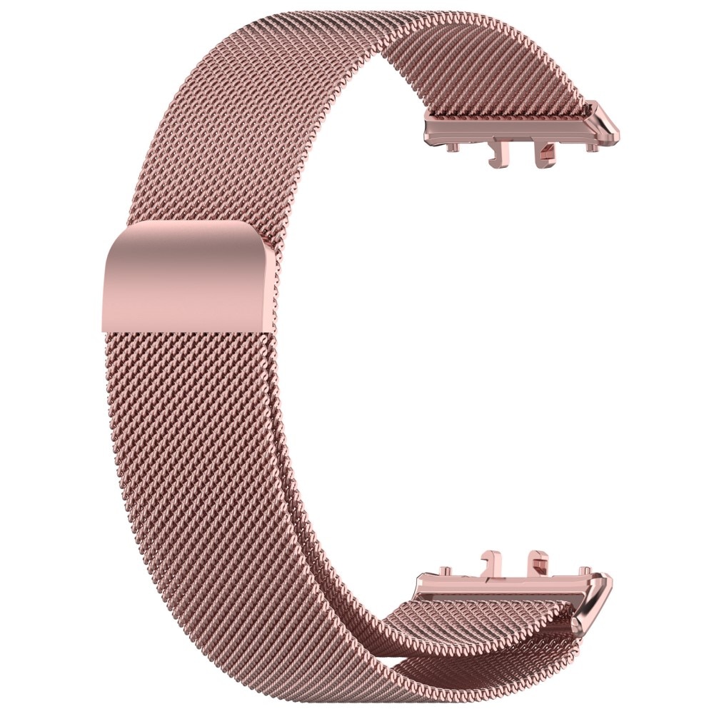 Cinturino in maglia milanese per Samsung Galaxy Fit 3, rosa dorato