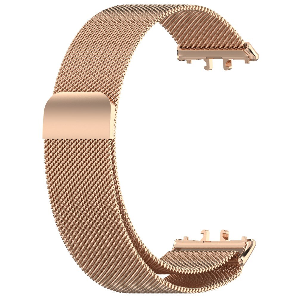 Cinturino in maglia milanese per Samsung Galaxy Fit 3, oro rosa