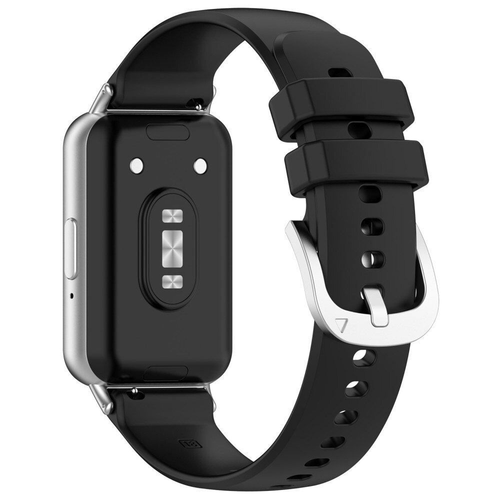 Cinturino in silicone per Samsung Galaxy Fit 3, nero