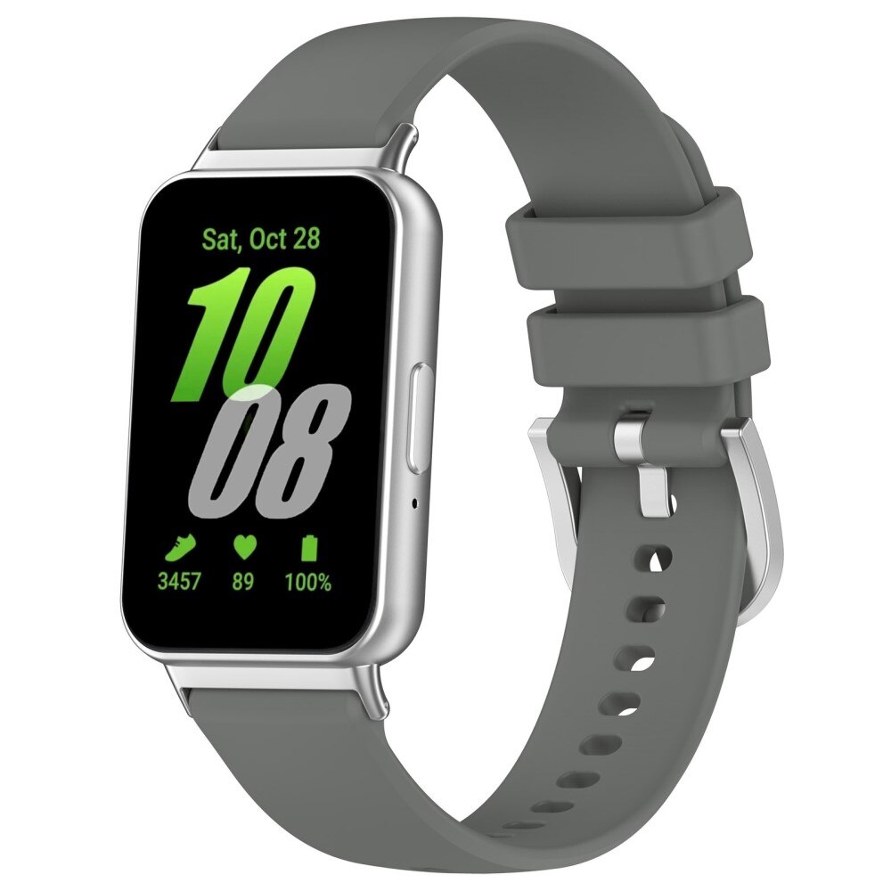 Cinturino in silicone per Samsung Galaxy Fit 3, grigio scuro