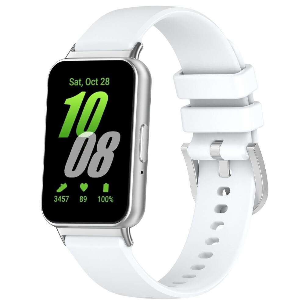 Cinturino in silicone per Samsung Galaxy Fit 3, bianco