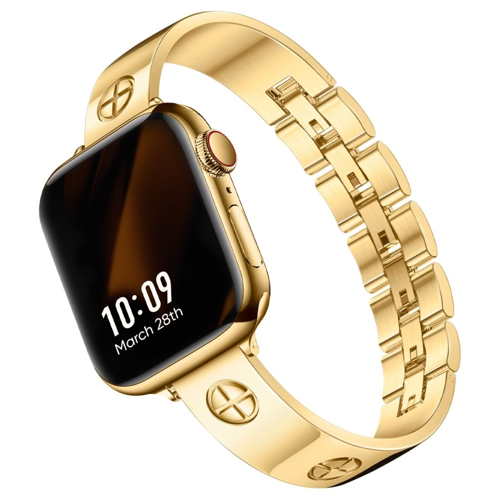 Cinturino Bangle Cross Apple Watch 41mm Series 7, oro