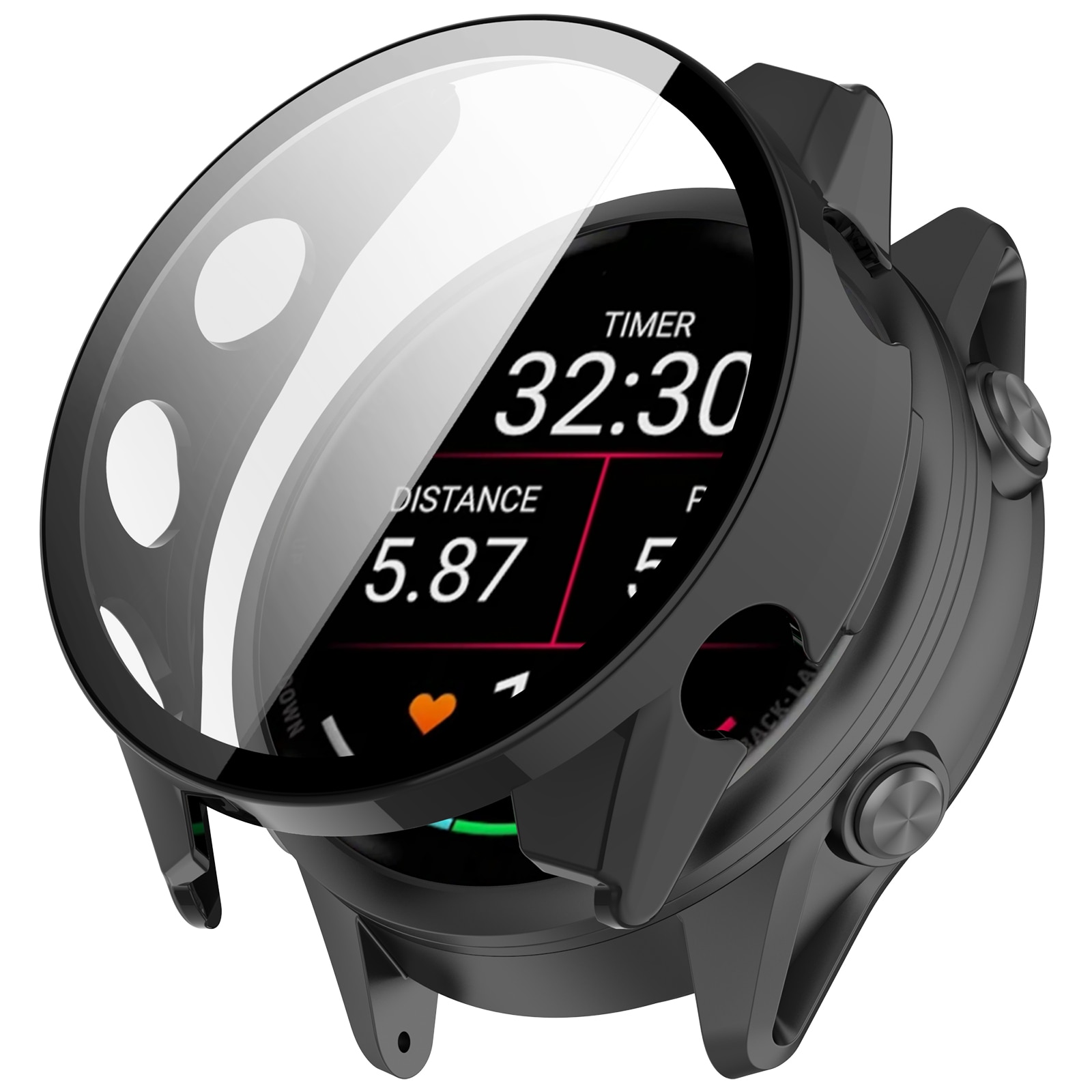 Full Cover Case Garmin Forerunner 970 Nero