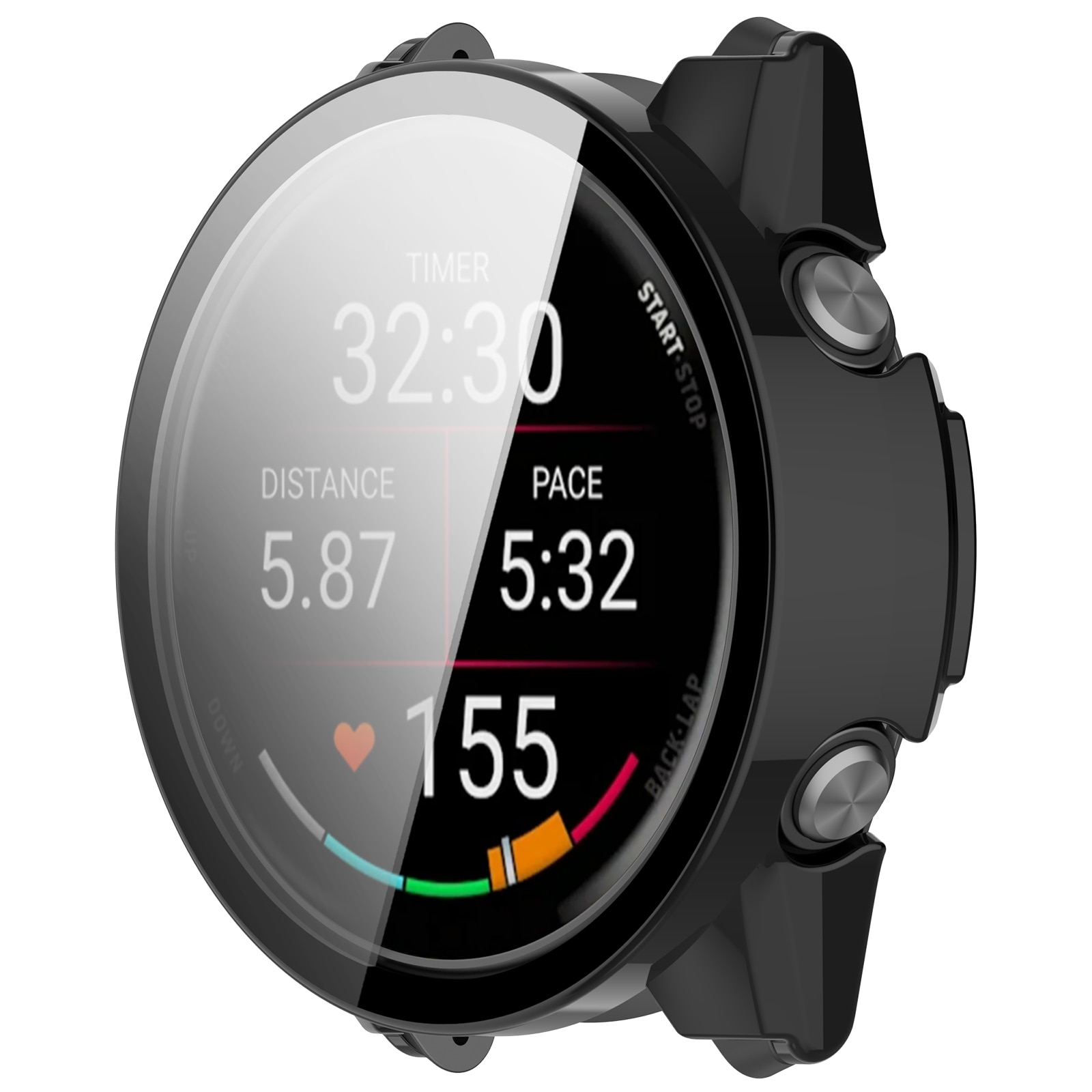 Full Cover Case Garmin Forerunner 970 Nero
