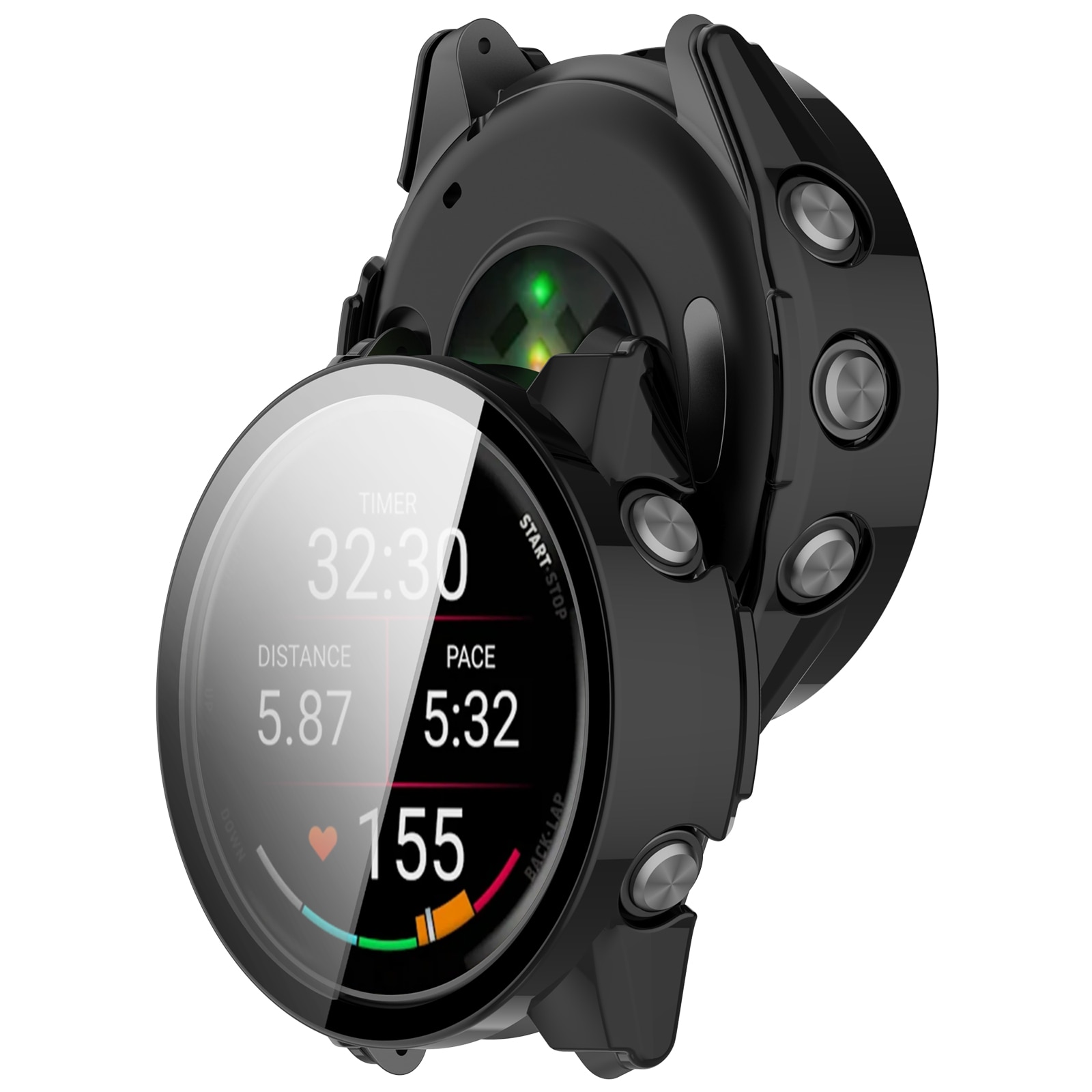 Full Cover Case Garmin Forerunner 970 Nero