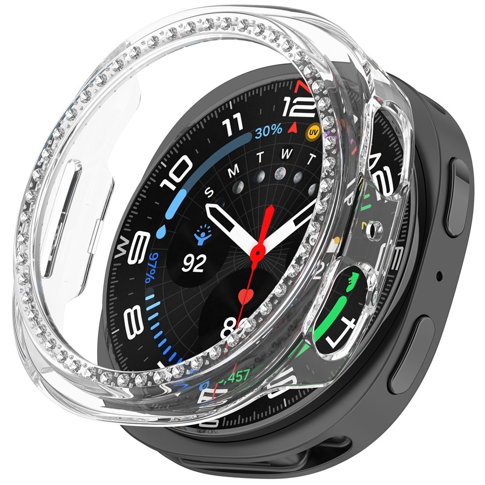 Cover Rhinestone Samsung Galaxy Watch 8 40mm Trasparente