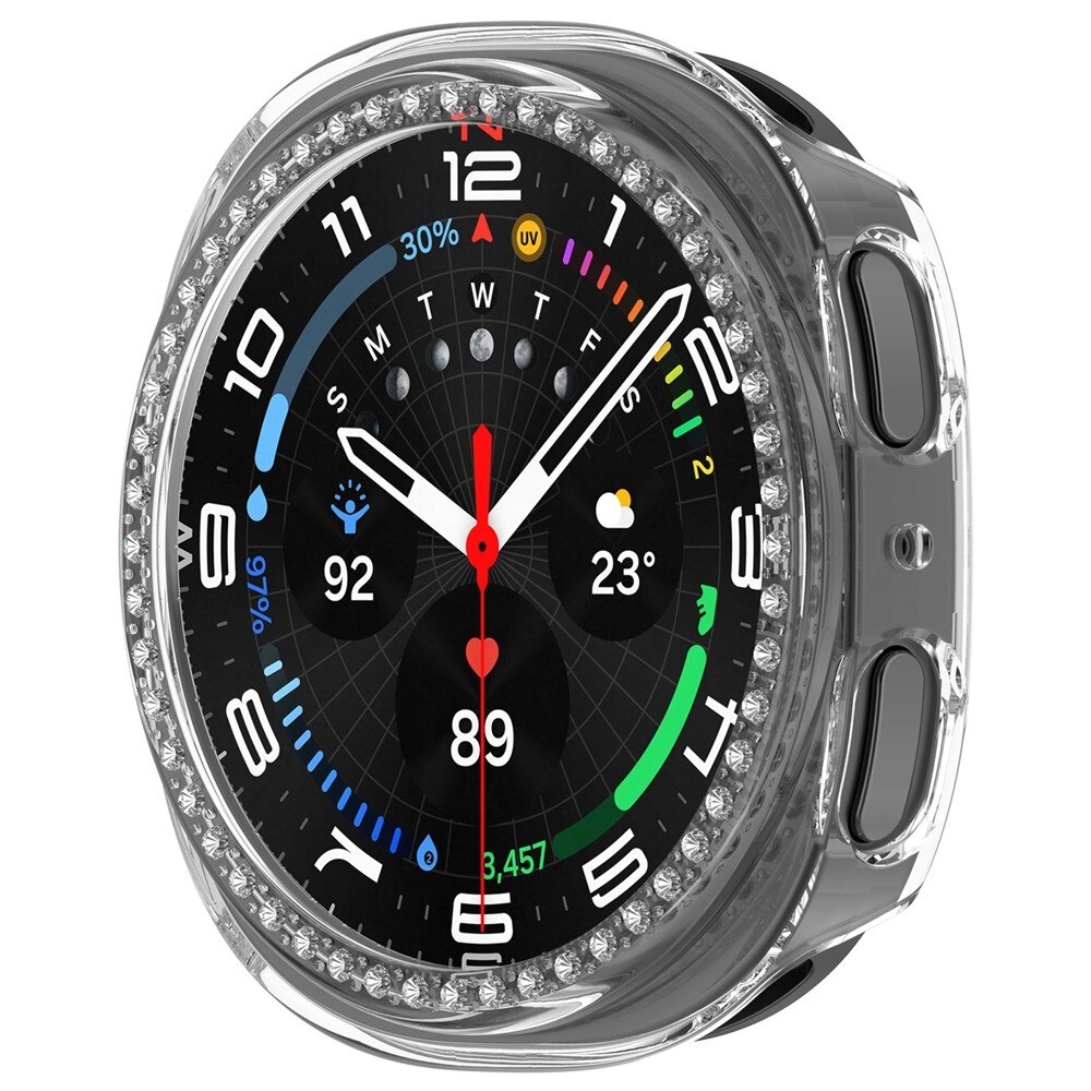 Cover Rhinestone Samsung Galaxy Watch 8 40mm Trasparente
