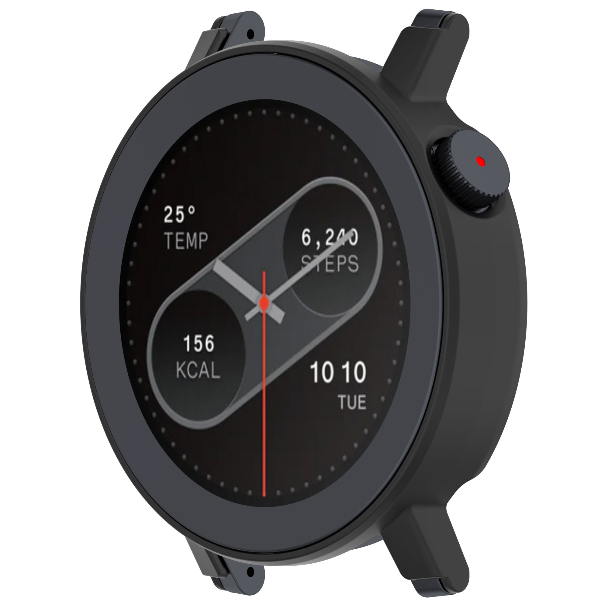Custodia rigida Nothing CMF Watch 3 Pro Nero
