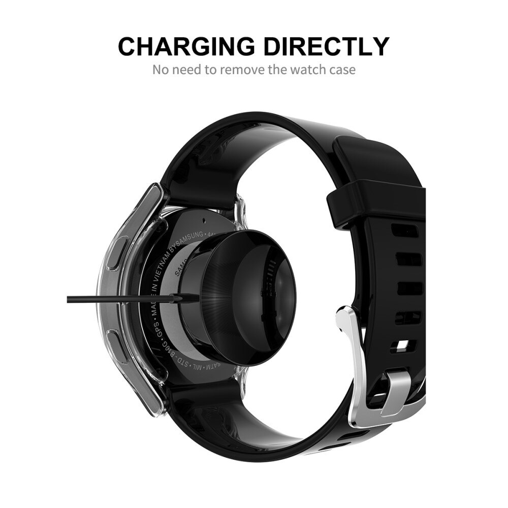 Custodia a copertura totale Samsung Galaxy Watch FE, trasparente