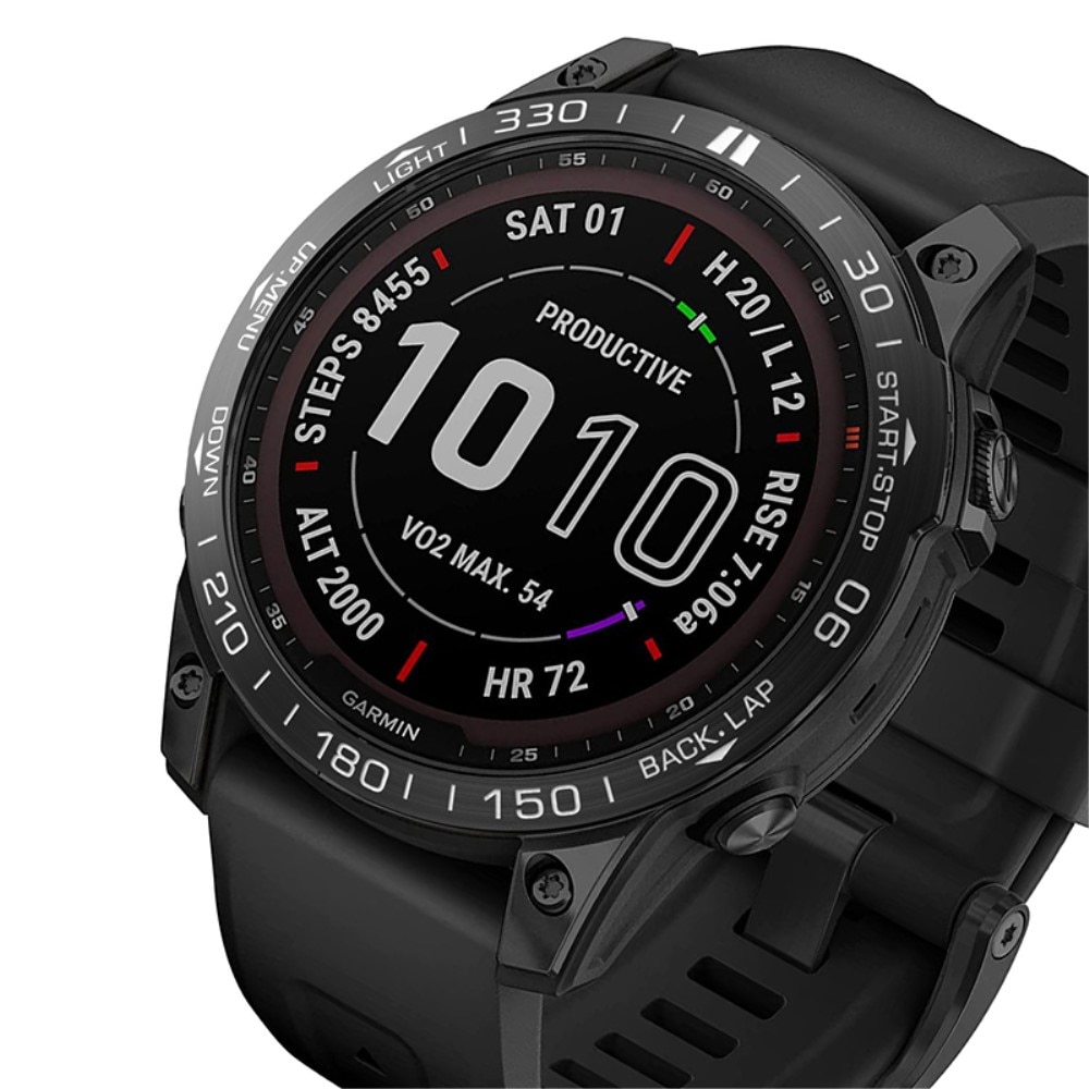 Anello lunetta Garmin Fenix 7 Pro nero