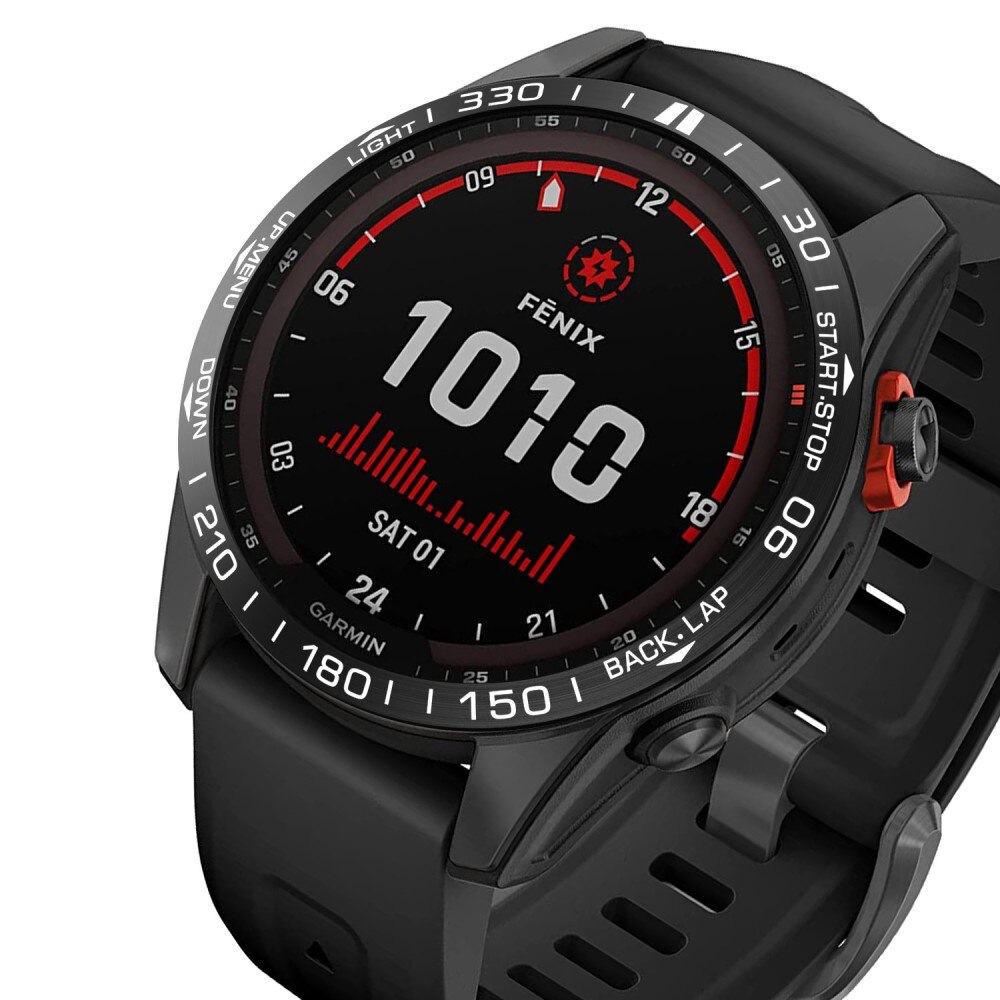 Anello lunetta Garmin Fenix 7S Nero