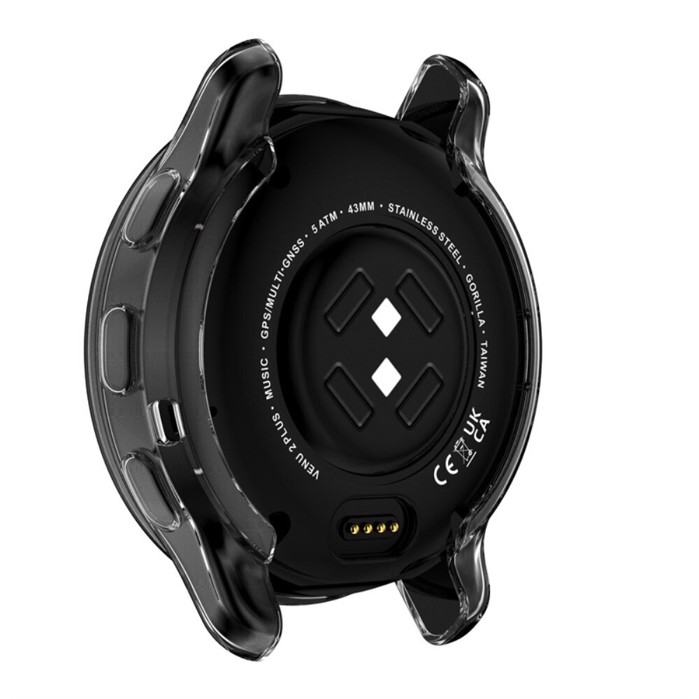 Custodia a copertura totale Garmin Venu 2 Plus Trasparente