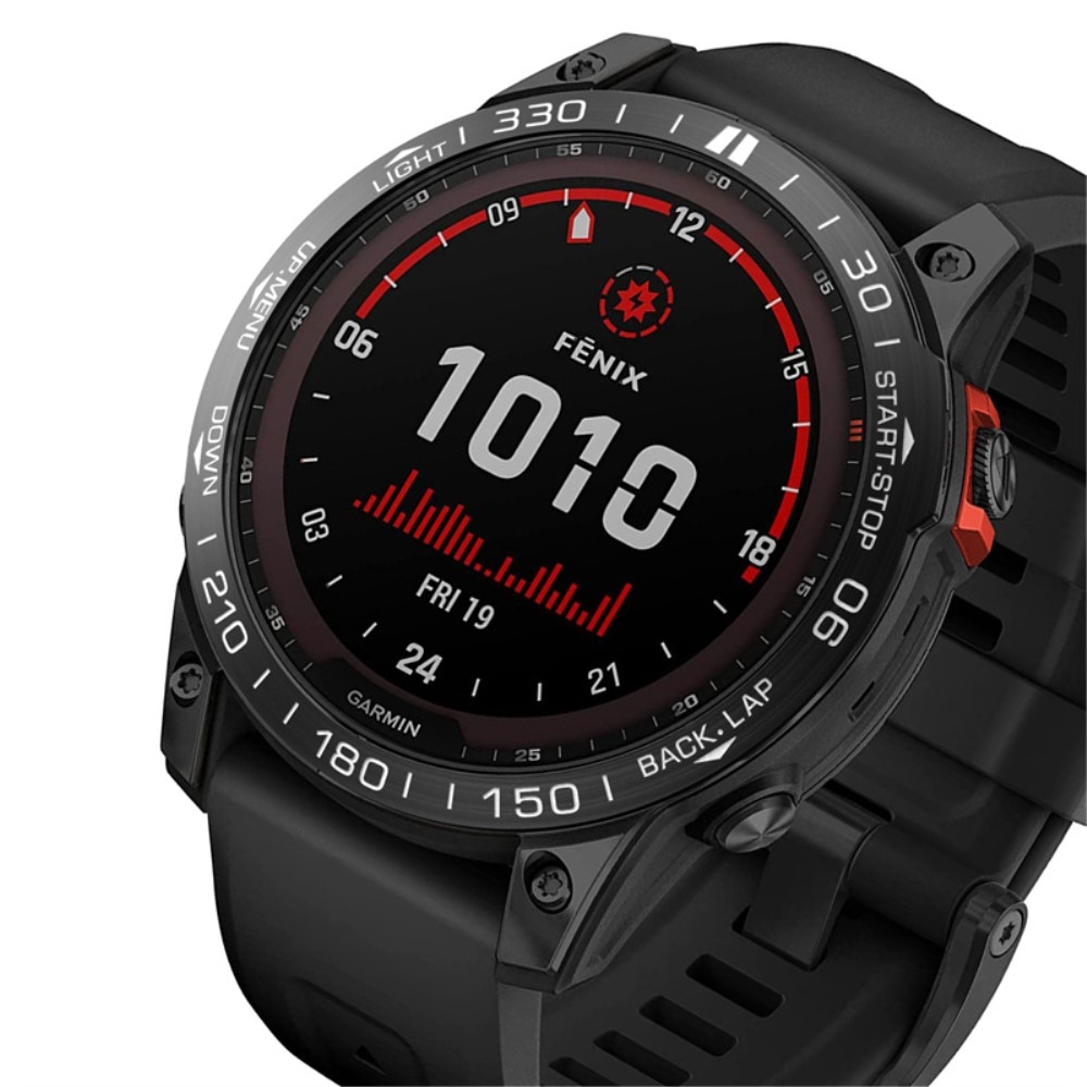 Anello lunetta Garmin Fenix 7X Pro nero