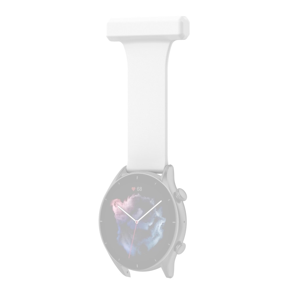 Orologi da infermiere in silicone Samsung Galaxy Watch 46mm/45 mm Bianco