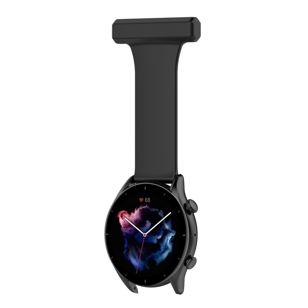 Orologi da infermiere in silicone Samsung Galaxy Watch 46mm/45 mm Nero