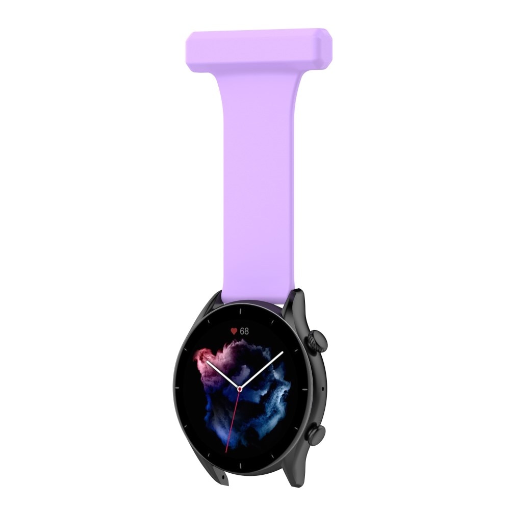 Orologi da infermiere in silicone Samsung Galaxy Watch 46mm/45 mm Viola