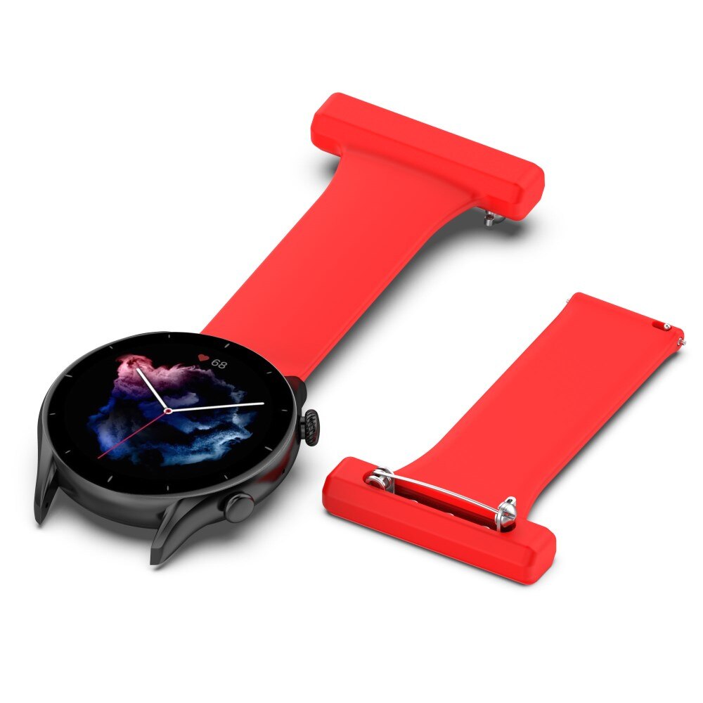 Orologi da infermiere in silicone Samsung Galaxy Watch 46mm/45 mm Rosso