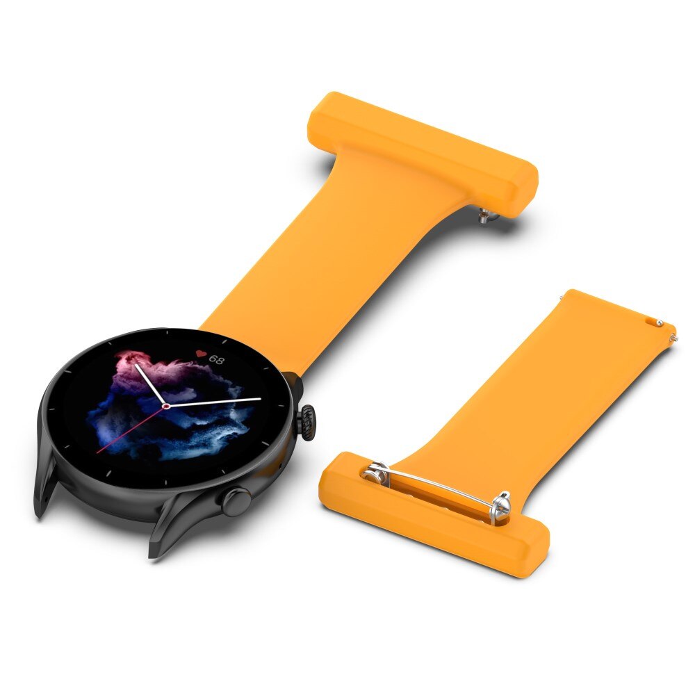 Orologi da infermiere in silicone Samsung Galaxy Watch 46mm/45 mm Giallo