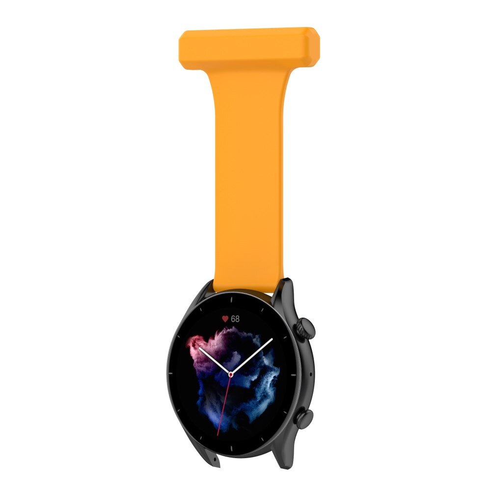 Orologi da infermiere in silicone Samsung Galaxy Watch 46mm/45 mm Giallo