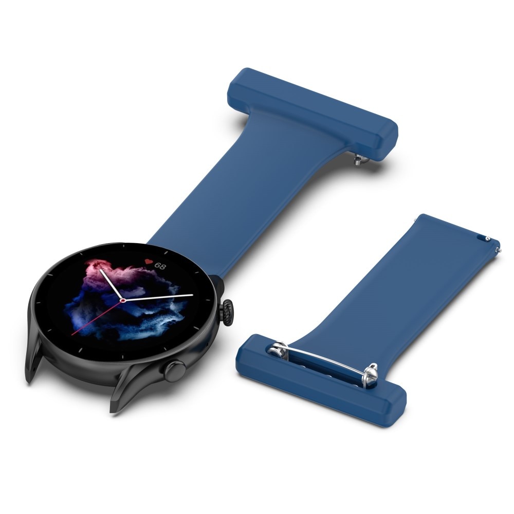 Orologi da infermiere in silicone Samsung Galaxy Watch 46mm/45 mm Blu