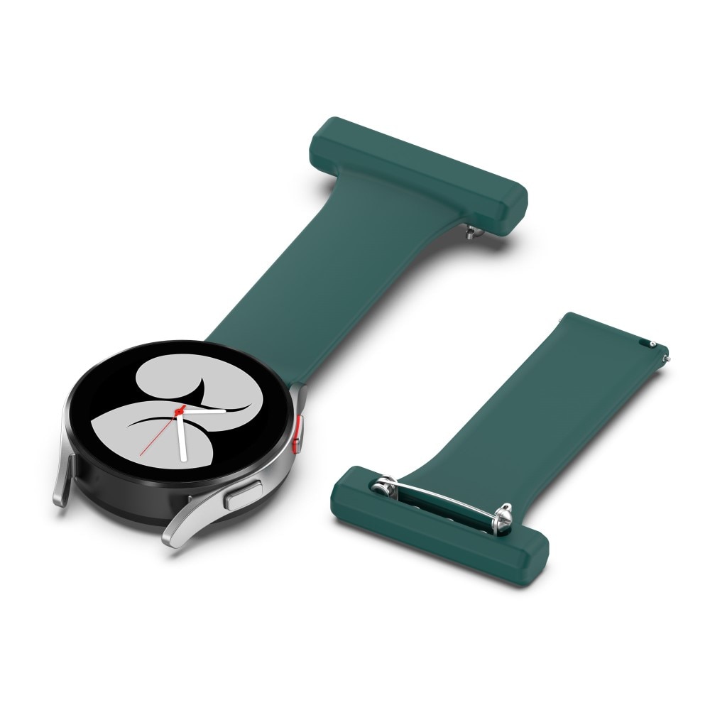 Orologi da infermiere in silicone Universal 20mm verde scuro