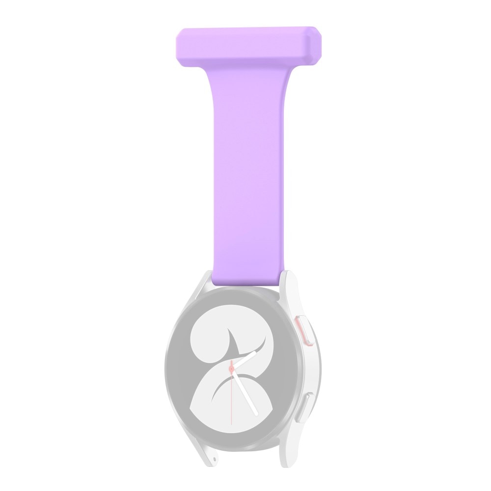 Orologi da infermiere in silicone Samsung Galaxy Watch 4 44mm viola