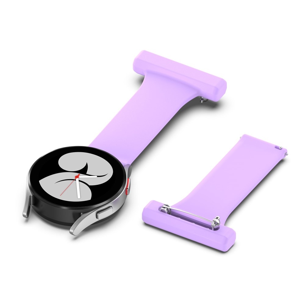 Orologi da infermiere in silicone Samsung Galaxy Watch 4 44mm viola