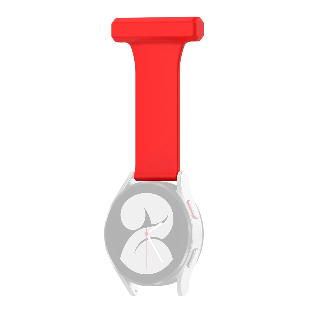 Orologi da infermiere in silicone Samsung Galaxy Watch 4 44mm rosso