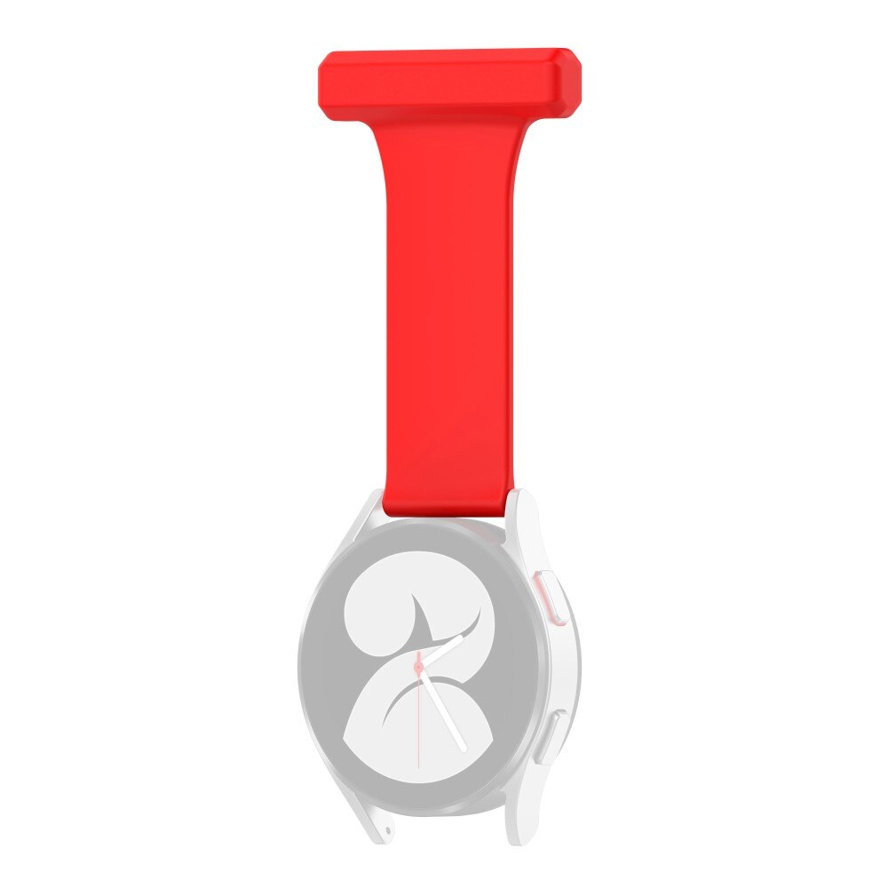 Orologi da infermiere in silicone Universal 20mm rosso