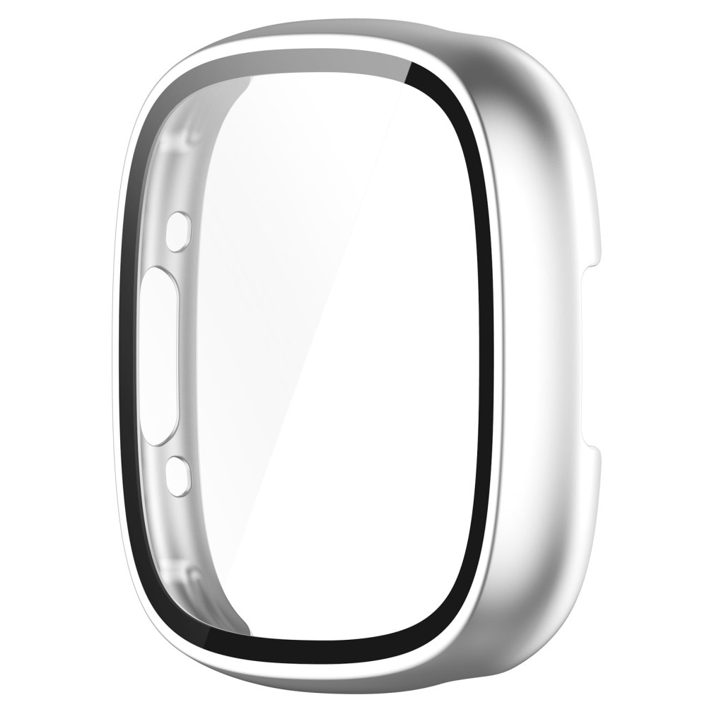 Full Cover Case Fitbit Versa 4 D'argento