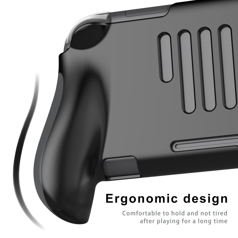 Cover Ergonomic Handle Nintendo Switch Lite grigio