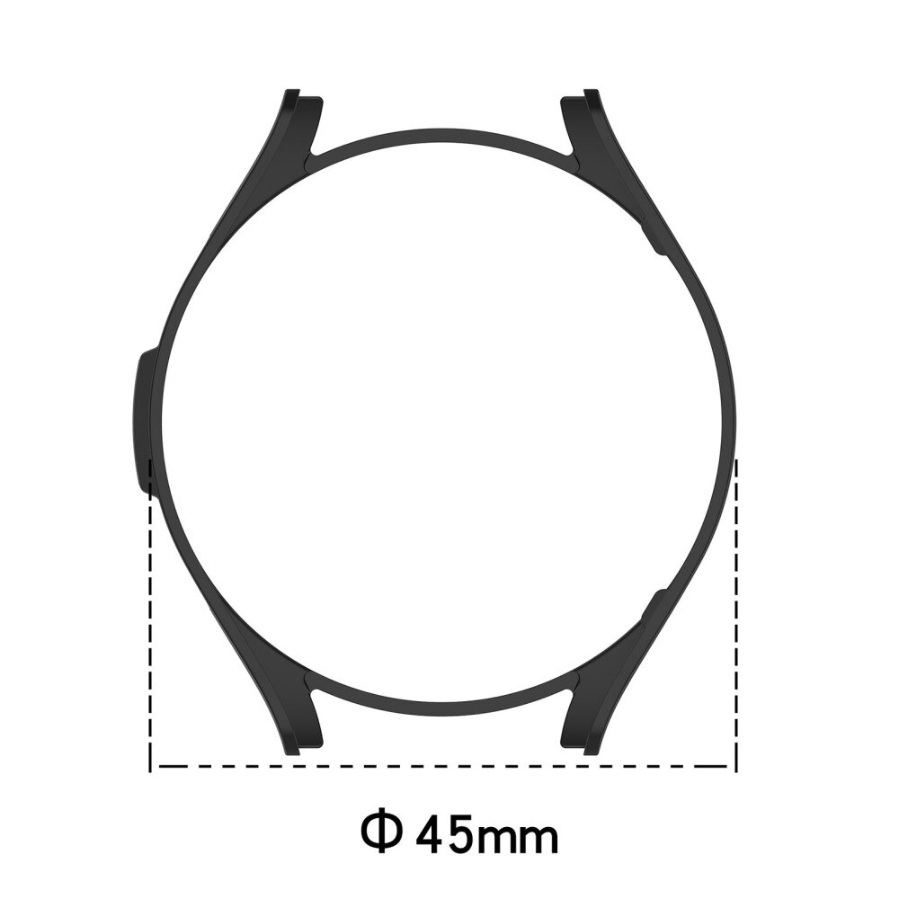 Custodia rigida Samsung Galaxy Watch 6 Classic 43mm Trasparente