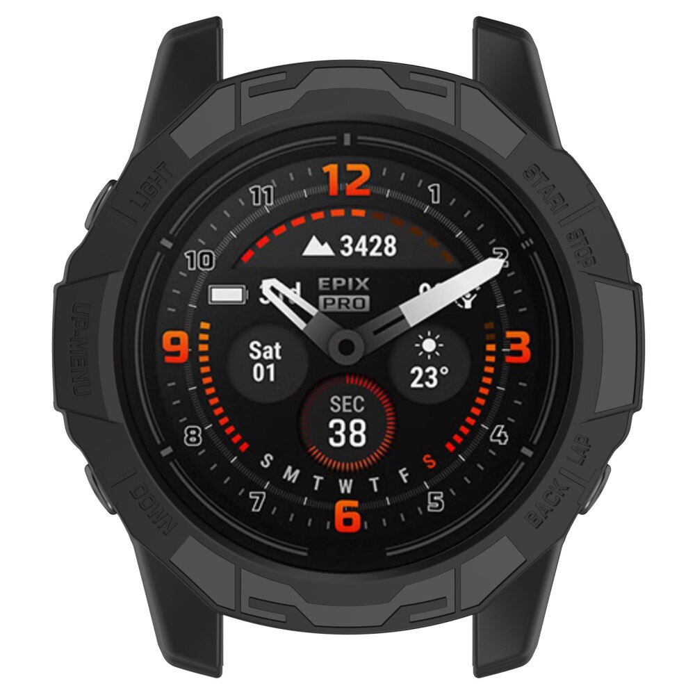 Cover TPU Garmin Epix Pro 42mm Gen 2 nero