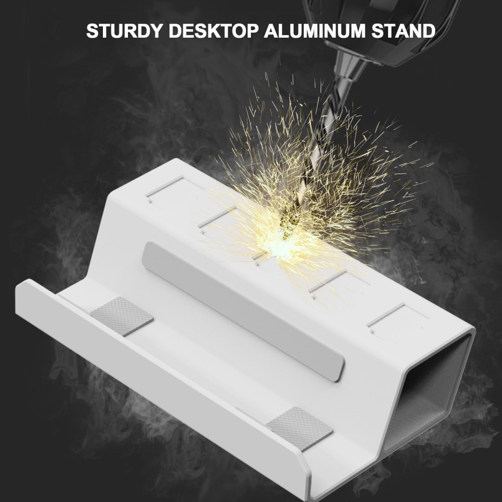 Supporto da tavolo con porta carte per Asus ROG Ally, bianco