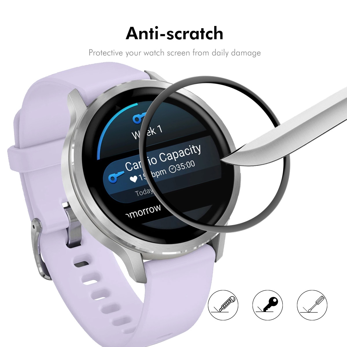 Proteggi schermo plexiglas Garmin Venu 4 41mm