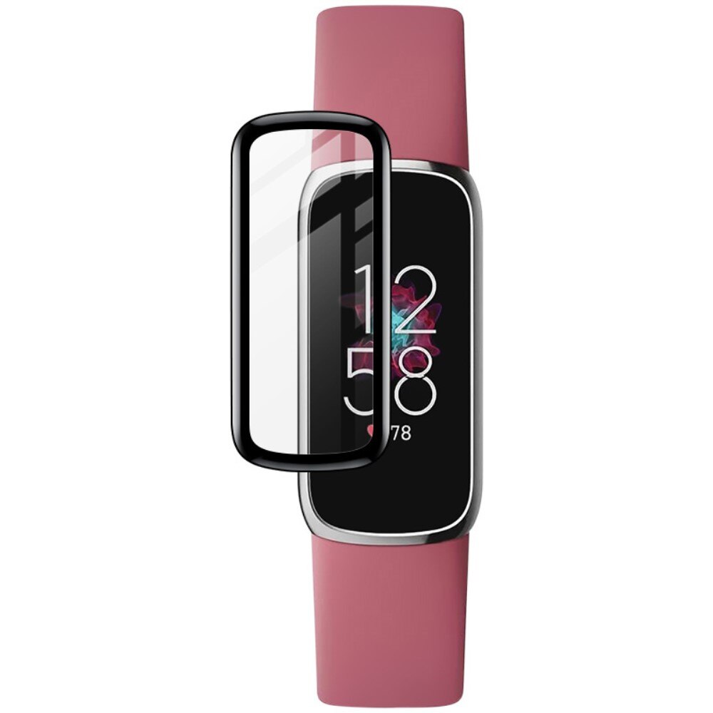 Proteggi schermo plexiglas Fitbit Luxe Trasparente/Nero