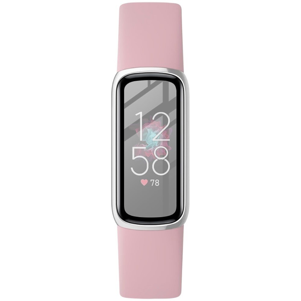 Proteggi schermo plexiglas Fitbit Luxe Trasparente/Nero