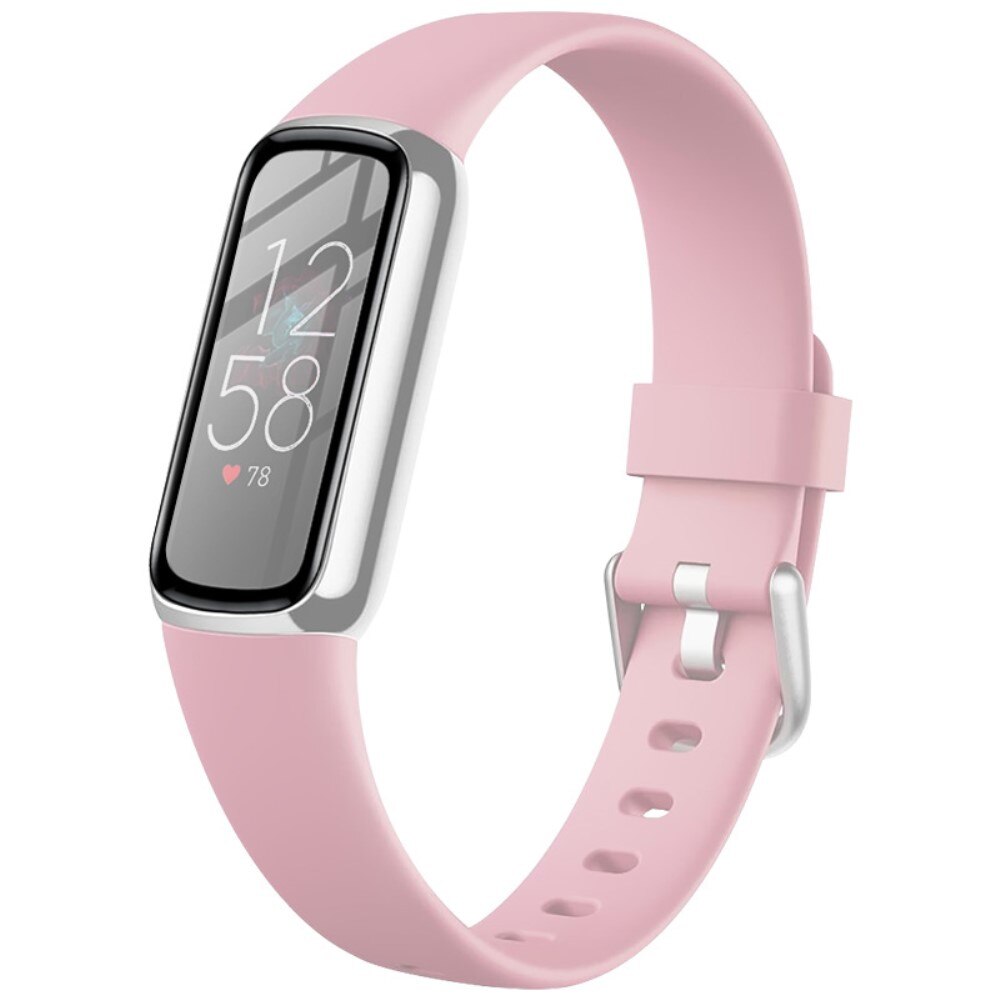 Proteggi schermo plexiglas Fitbit Luxe Trasparente/Nero